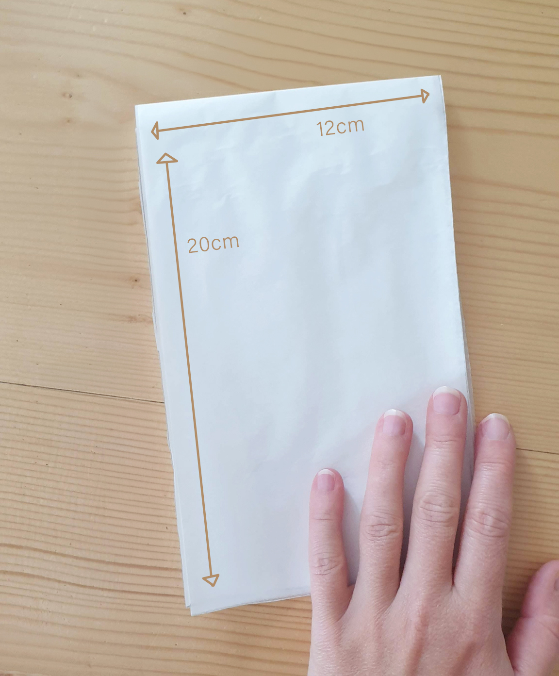 la carte touristique fermée avec ses dimensions